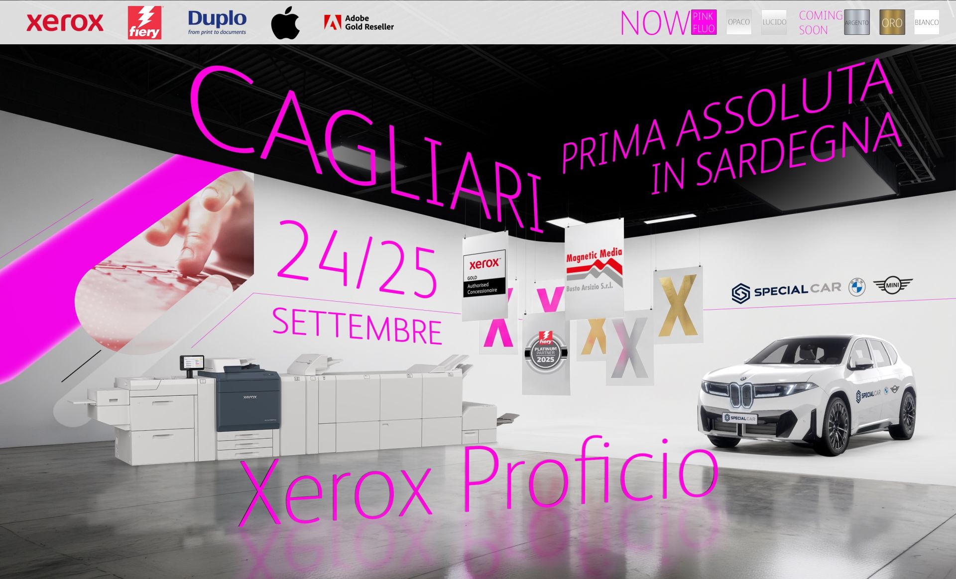 Xerox Proficio arriva per la prima volta in Sardegna